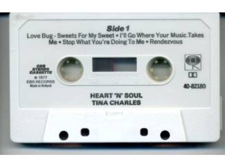 Cassettebandjes Tina Charles &ndash; Heart 'N' Soul 9 nrs cassette 1977 ZGAN