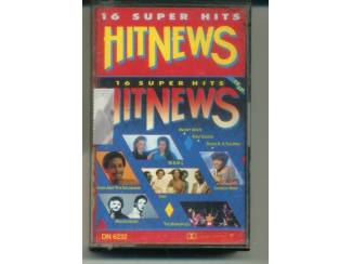 Cassettebandjes Hit News 16 Super Hits cassette 1984 ZGAN