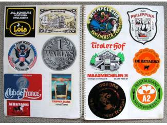 Stickers Boek met ongeveer 350 verschillende stickers mooie staat