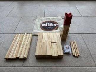 Speelgoed | Buitenspeelgoed Kubb Go Scandinavisch werpspel hout speelgoed buiten