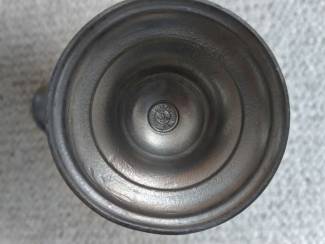 Tin Vintage Tinnen waxinelichthouder 3x tulpvormig Zeer mooi