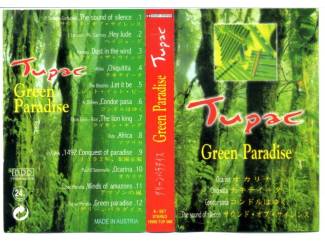 Cassettebandjes Tupac Peralta &ndash; Green Paradise 12 nrs cassette ZGAN