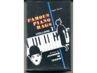 Cassettebandjes Famous Piano Rags played by Johnn W. Izaks volume 1 14 nrs