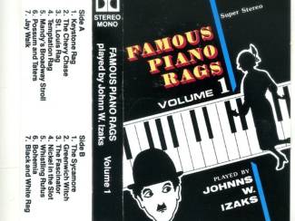Cassettebandjes Famous Piano Rags played by Johnn W. Izaks volume 1 14 nrs