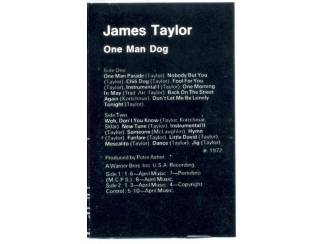 Cassettebandjes James Taylor &ndash; One Man Dog 18 nrs cassette 1972 ZGAN