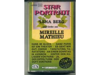 Cassettebandjes Lena Berg singt Lieder von Mireille Mathieu 12 nrs cassette