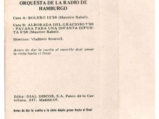 Cassettebandjes Ravel Czech Philharmonic Orchestra &ndash; Bolero 4 nrs cassette