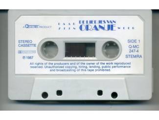 Cassettebandjes Daar zijn de liedjes van Oranje weer deel 3 28 nrs cassette