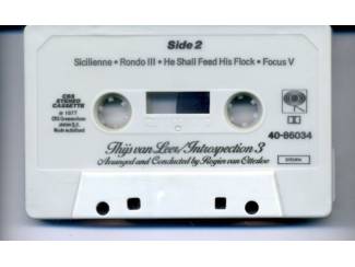 Cassettebandjes Thijs van Leer &ndash; Introspection 3 8 nrs cassette 1977 ZGAN