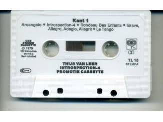 Cassettebandjes Thijs van Leer &ndash; Introspection 4 PROMOTIE CASSETTE 10 nrs ZGAN