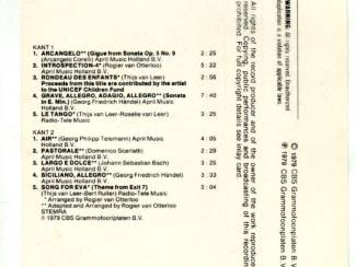 Cassettebandjes Thijs van Leer &ndash; Introspection 4 PROMOTIE CASSETTE 10 nrs ZGAN