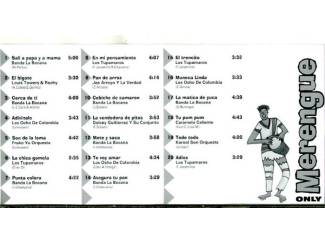 CD Merengue Only Diverse artiesten Latin 20 nrs cd 1997 ZGAN