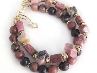 Armband van natuursteen