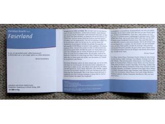 Luisterboeken Christian Kracht liest Faserland luisterboek op 2 cassettes