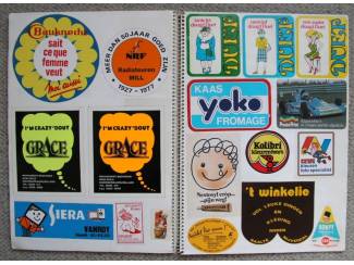Stickers Boek met ongeveer 350 verschillende stickers mooie staat