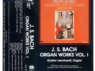 Cassettebandjes J.S. Bach Organ Works Vol. 1 7 nrs cassette 1974 ZGAN