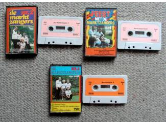 De Marktzangers 3 cassettes &euro;2,50 per stuk 3 voor &euro;6 ZGAN