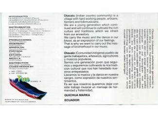 Cassettebandjes Inca Marka Songs of Equador 14 nrs cassette 1991 als NIEUW