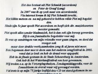 CD Duo P&P &ndash; Ik hou van Holland 8 nrs CD 2009 ZGAN