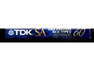 Cassettebandjes TDK SA 60EA Type II cassette For CD NIEUW GESEALD