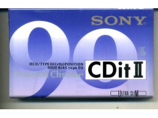 SONY CDit 90 TYPE II cassette NIEUW GESEALD