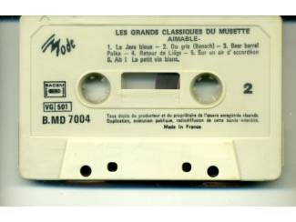 Cassettebandjes Aimable Son &ndash; Les Grands Classiques Du Musette 12 nrs ZGAN