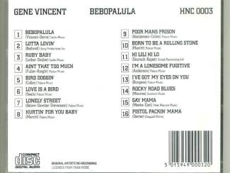 CD Gene Vincent Be Bop A Lula! 16 nrs CD ZGAN