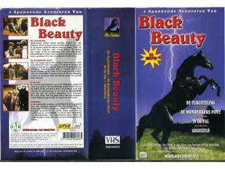 VHS 4 Spannende avonturen van Black Beauty 2 VHS banden mooi
