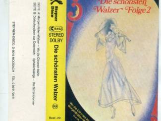 Cassettebandjes Die Sch&ouml;nsten Walzer Folge 1 & 2 11 nrs 2 cassettes ZGAN