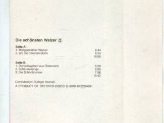 Cassettebandjes Die Sch&ouml;nsten Walzer Folge 1 & 2 11 nrs 2 cassettes ZGAN