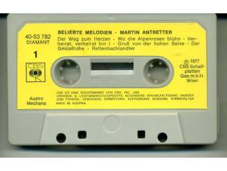 Cassettebandjes Martin Antretter Beliebte Melodien 16 nrs cassette 1977 ZGAN