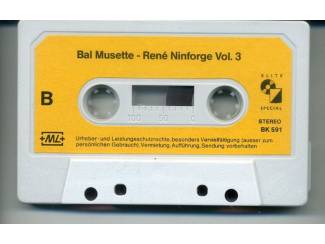 Cassettebandjes Ren&eacute; Ninforge &ndash; Bal Musette Vol. 3 12 nrs cassette 1974 ZGAN