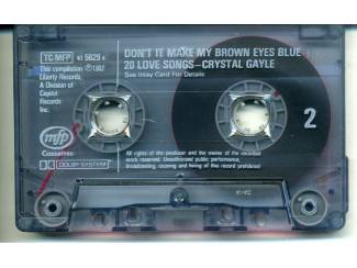 Cassettebandjes Crystal Gayle 20 Love Songs cassette 1982 ZGAN