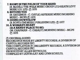 Cassettebandjes Crystal Gayle 20 Love Songs cassette 1982 ZGAN