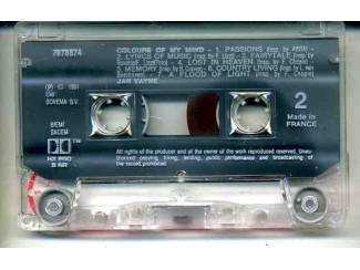 Cassettebandjes Jan Vayne Colours of my Mind 13 nrs cassette 1991 ZGAN