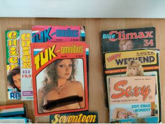 Magazines en tijdschriften 12 x vintage sex boekjes