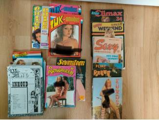Magazines en tijdschriften 12 x vintage sex boekjes