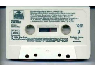 Cassettebandjes Neville Marriner Amadeus VOL 1 cassette 1984 9 nrs ZGAN