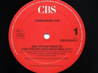 Grammofoon / Vinyl Commander Tom And The Rap Goes On 12&rdquo; Maxi Vinyl Single 1987