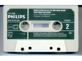 Cassettebandjes Frans Halsema Hoogtepunten uit de one man show 12 nrs ZGAN