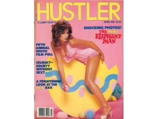 I0029 VINTAGE US HUSTLER MAGAZINE APRIL 1981