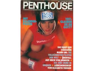 I0048 VINTAGE DUITSE PENTHOUSE MAGAZIN JANUAR 1985 MET KALENDERPO
