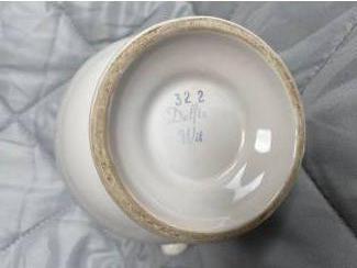 Noord Holland Vintage Delfts Wit sierkan / vaas 19,5 cm