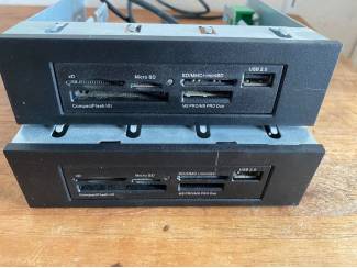 2x HP interne kaartlezer + USB frontpanel &ndash; multi card reader 3