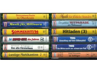 Cassettebandjes EUROPA serie diverse cassettes zie foto's &euro;4 per stuk ZGAN