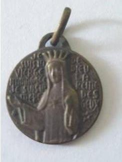 Franse katholieke bescherm- en bedevaartmedaille