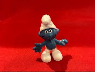 Standaard smurf staand,  hoogte 5 cm Schleich 1965 Peyo