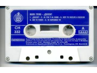 Cassettebandjes Mari Trini - Qui&eacute;n 10 nrs cassette 1983 ZGAN
