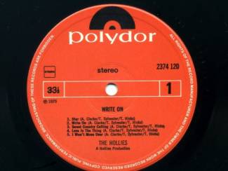 Grammofoon / Vinyl The Hollies Write On 10 nrs lp 1975 ZGAN