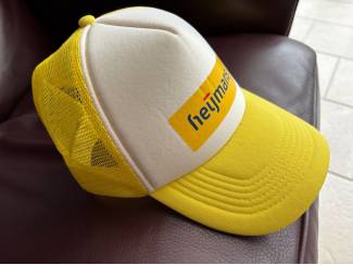 Heijmans cap geel wit nieuw ongedragen Pet CAP